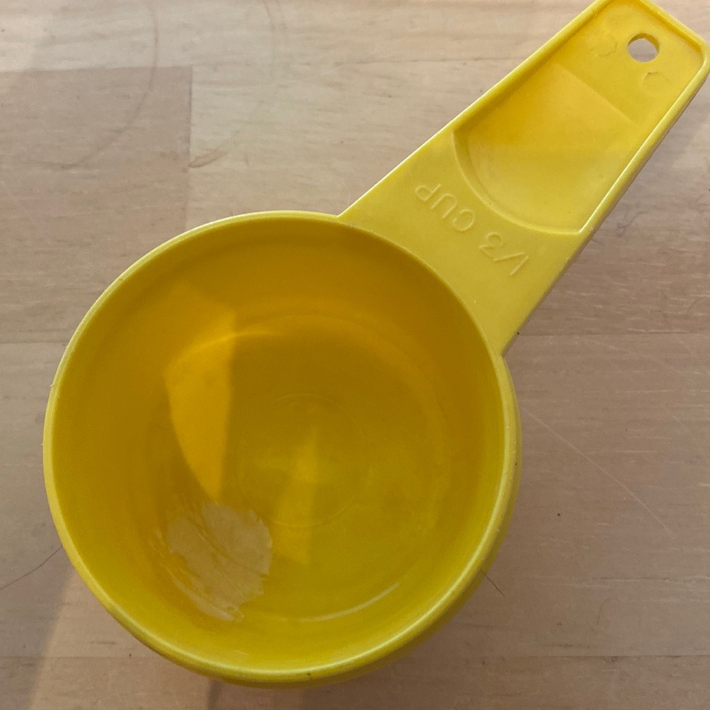 Tupperware replacement 1/3 measuring cup